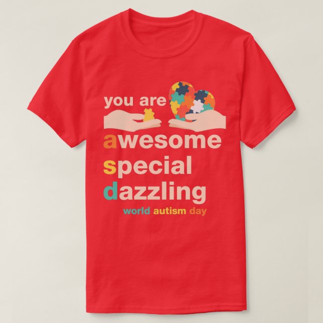Camiseta World Autism Day Autism Awareness Merch (Diseño del anverso)