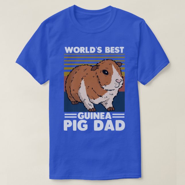 Camiseta World Best GUINEA PIG Dad Cute Pet Love Premium  (Diseño del anverso)