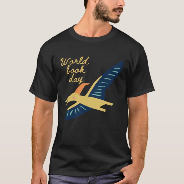 Camiseta World Book Day Flying Dinosaur (Anverso)