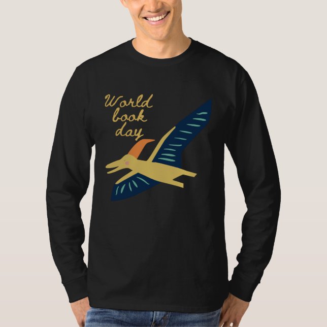 Camiseta World Book Day Flying Dinosaur (Anverso)