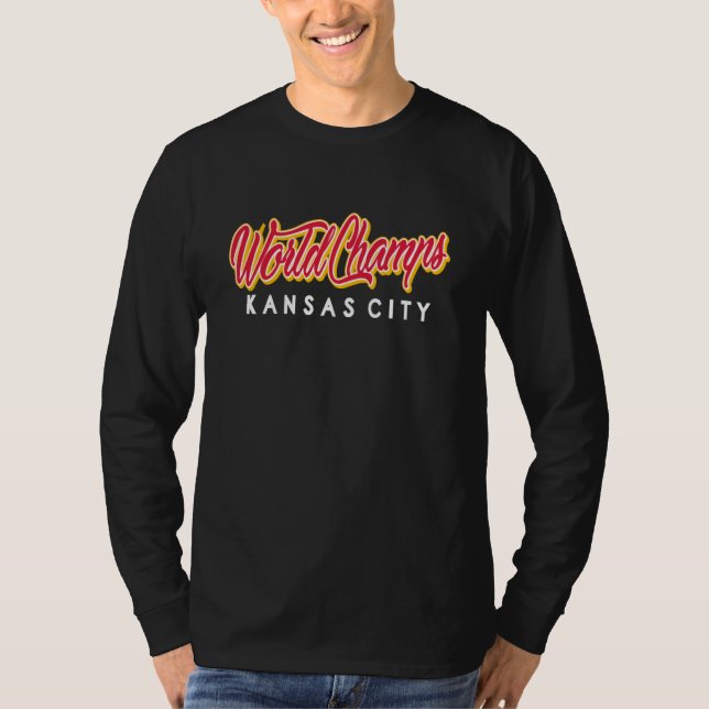 Camiseta World Champs KC Kansas City World Champs Cool Kans (Anverso)