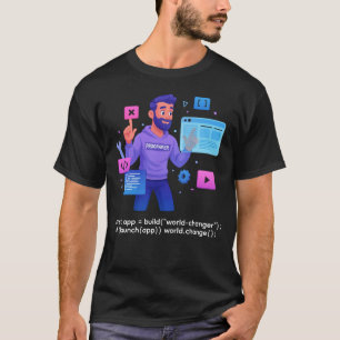 Camiseta World-Changer App – Programmer T-Shirt