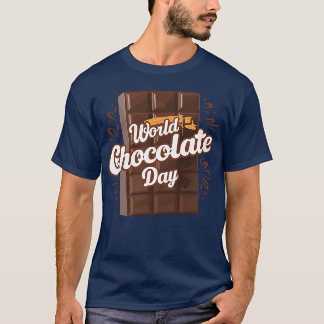 Camiseta world chocolate day friends (Anverso)