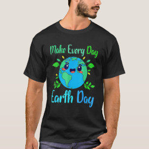 Camiseta World Earth Day Make Every Day Earth Day Kids