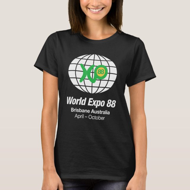 Camiseta World Expo 88 Brisbane Australia April October (Anverso)
