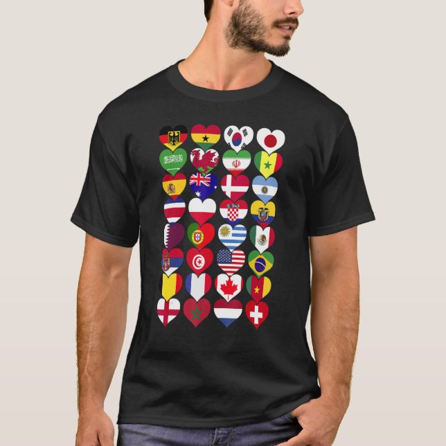 Camiseta World Flags  Countries of the World International (Anverso)