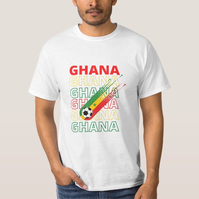 Camiseta World Ghana Soccer Vintage (Anverso)
