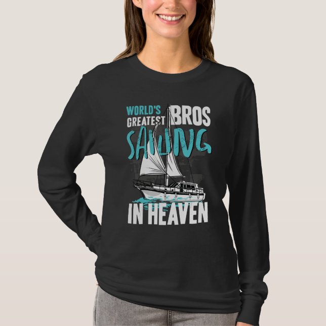 Camiseta World Greatest Bros Sailing in Heaven Cousin Famil (Anverso)