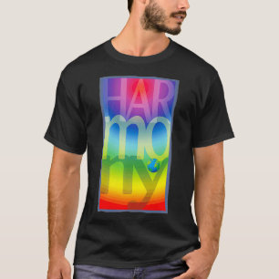Camiseta World Harmonic Políticamente Positive Message T Pr