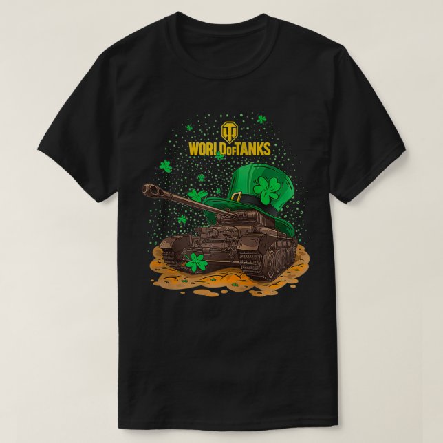 Camiseta World of Tanks St Patrick's Day Comet Zip (Diseño del anverso)