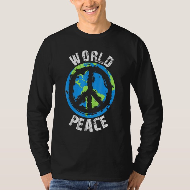 Camiseta World Peace On Earth Love and Kindness (Anverso)