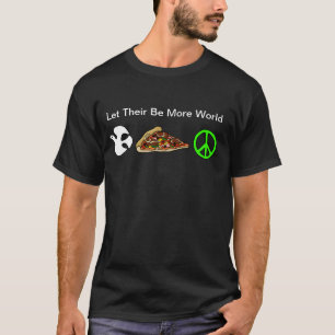 Camiseta World Peace & Piece of Pizza