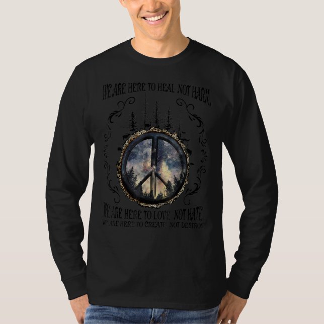 Camiseta World Peace Tree Love People (Anverso)