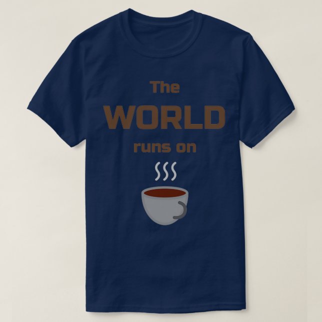 Camiseta World Runes on Coffee Design 2 (Diseño del anverso)