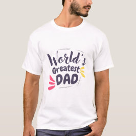 Camiseta World’s Greatest Dad Minimalist T-Shirt