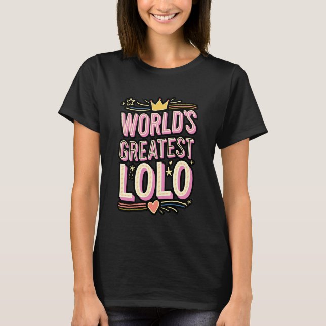 Camiseta World s Greatest Lolo Filipino Grandpa (Anverso)
