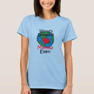 Camiseta World’s Greatest Mamaw Heart