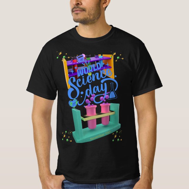 Camiseta World Science Day for Peace and Development T-Shir (Anverso)