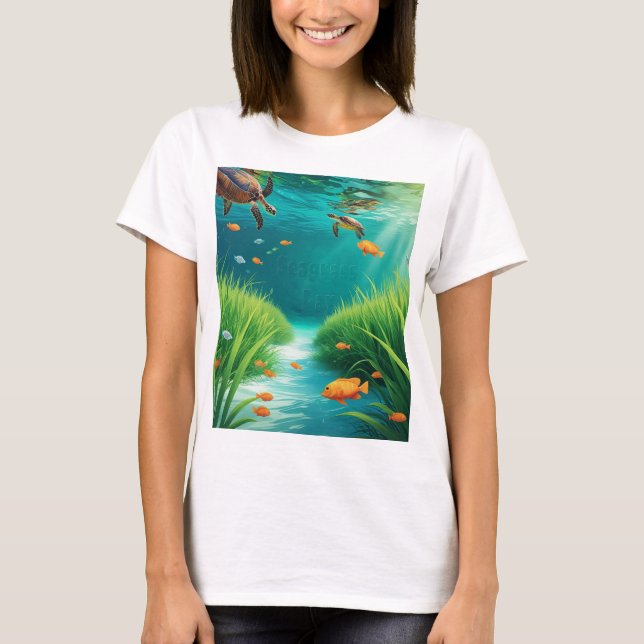 Camiseta World Sea grass Day (Anverso)