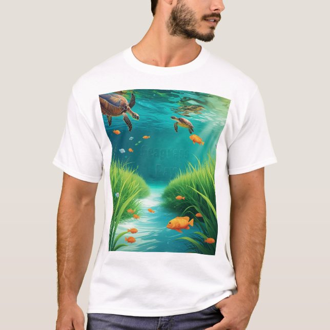 Camiseta World Sea grass Day (Anverso)