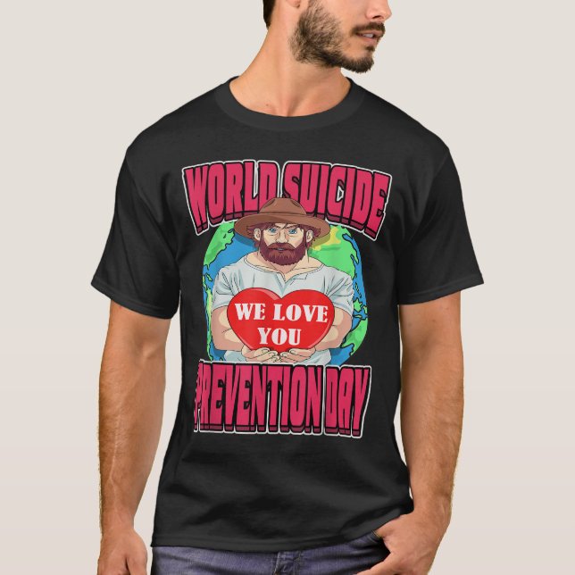 Camiseta World Suicide Prevention Day Motivational Dad Sept (Anverso)