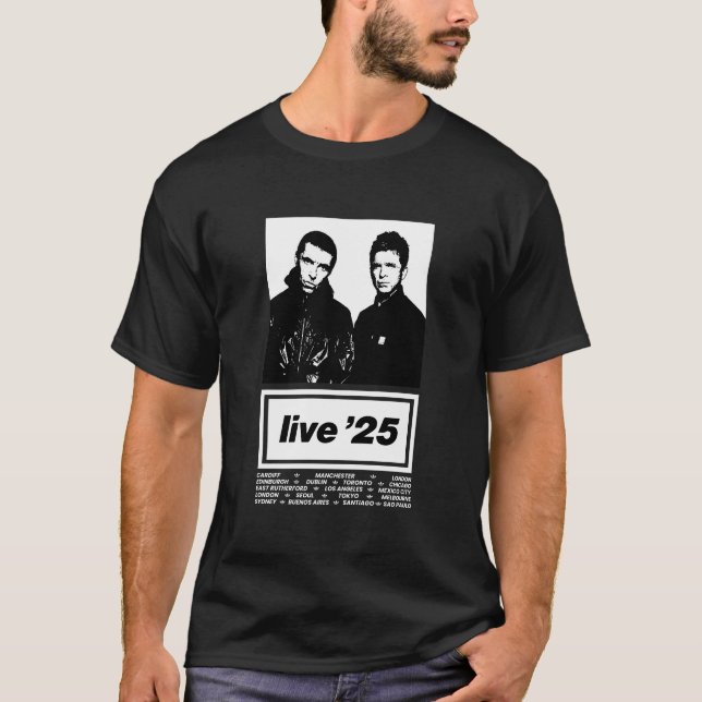 Camiseta World Tour - Oasis Reunion Live 2025 (Anverso)