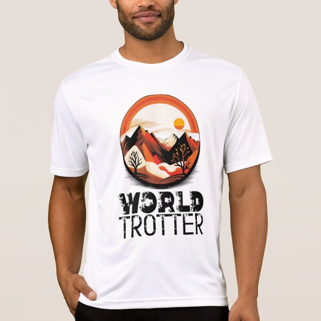 Camiseta World Trotter - Aventura en el Horizonte (Anverso)