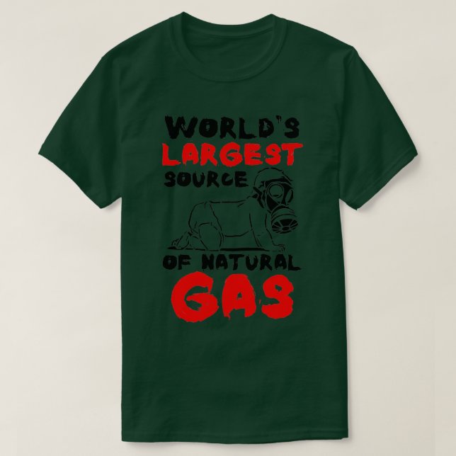 Camiseta Worldamp39s Largest Source Of Natural Gas funny jo (Diseño del anverso)