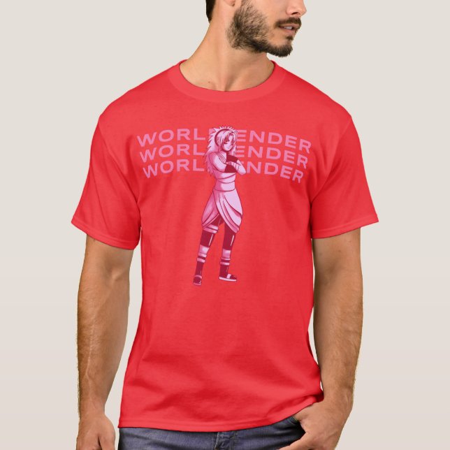 Camiseta Worldender Anime Manga family (Anverso)