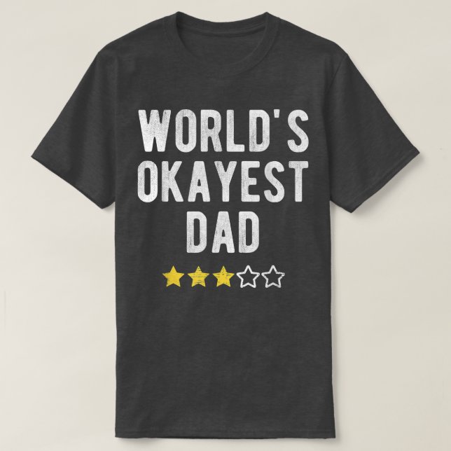 Camiseta Worlds 1 mejor familia divertida mejor de papá (Diseño del anverso)