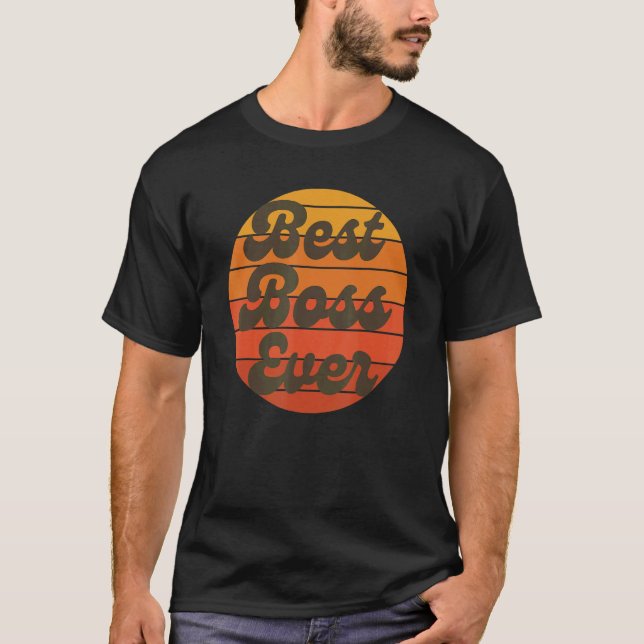 Camiseta World's Best Boss Ever Employee Team Appreciation  (Anverso)