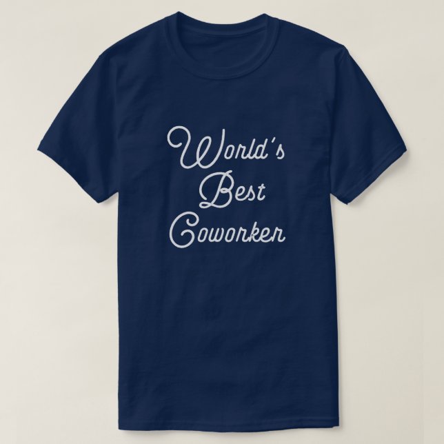 Camiseta World's Best Coworker (Diseño del anverso)