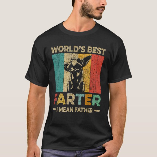 Camiseta Worlds Best Farter I Mean Father Mens Fathers Day  (Anverso)