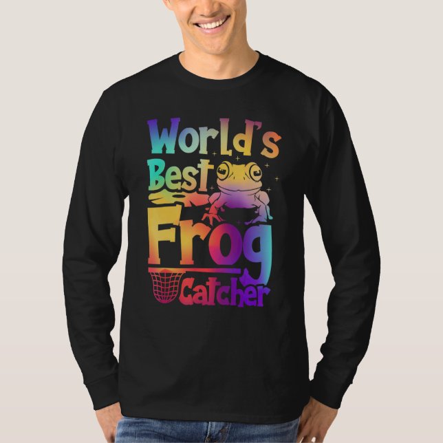 Camiseta World's Best Frog Catcher Hunter Kids Girls Boys 1 (Anverso)