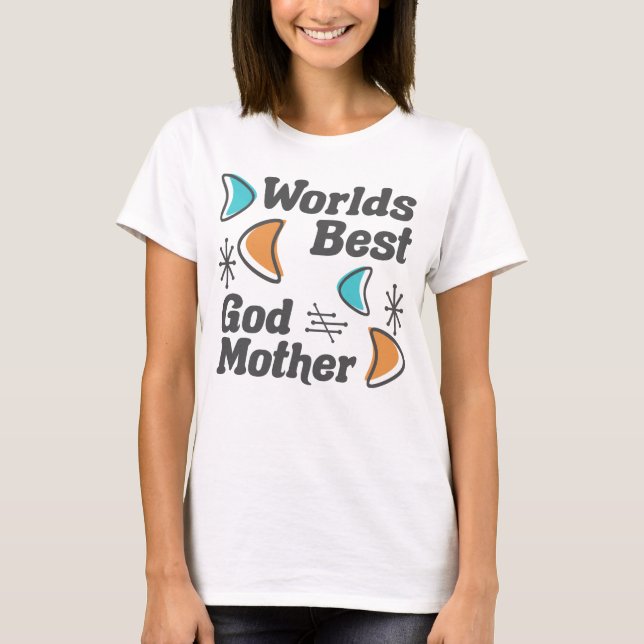 Camiseta Worlds Best Godwoman Retro (Anverso)