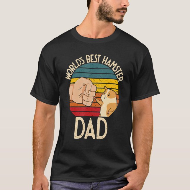 Camiseta World's Best Hamster Dad Costume For Animal Lovers (Anverso)
