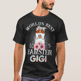Camiseta Worlds Best Hamster Gigi Floral