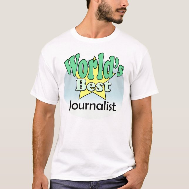 Camiseta World's Best Journalist (Anverso)