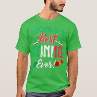 Camiseta Worlds Best Nonno Ever   Italian Grandfathers 