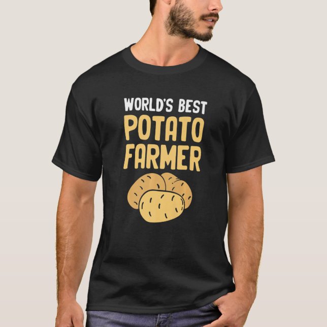 Camiseta Worlds Best Potato   Potato Expert Potato Peeling (Anverso)