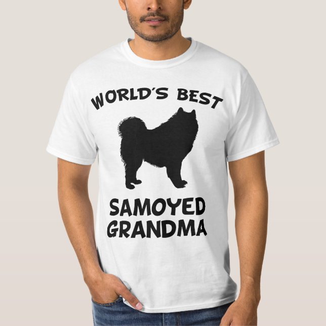 Camiseta World's Best Samoyed Grandma Dog Owner (Anverso)