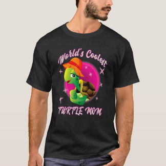 Camiseta Worlds Coolest Turtle Mom Sea Turtle Lover Mom Wom
