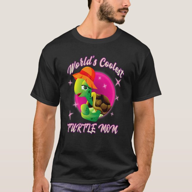 Camiseta Worlds Coolest Turtle Mom Sea Turtle Lover Mom Wom (Anverso)