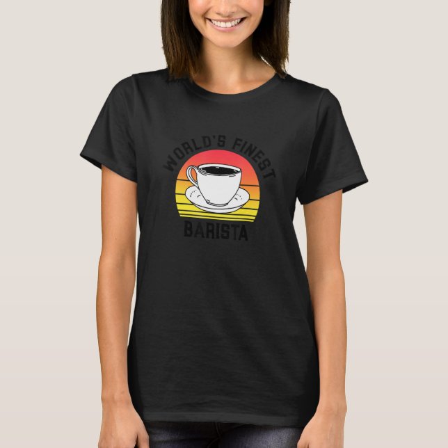 Camiseta World's Finest Barista Future Coffee Maker Espress (Anverso)