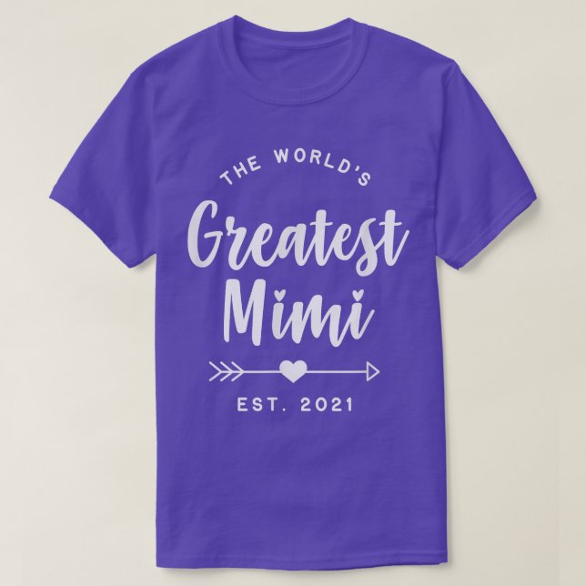 Camiseta World's Greatest Mimi Est (Diseño del anverso)