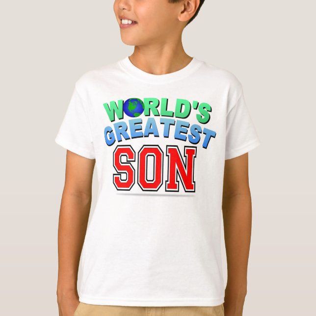 CAMISETA WORLD'S GREATEST SON (Anverso)