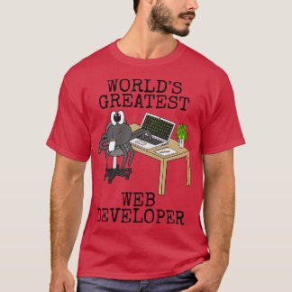 Camiseta Worlds Greatest Web Developer Spider Funny