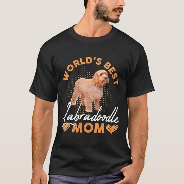 Camiseta Worlds Labradoodle Mom Dog Funny  (Anverso)