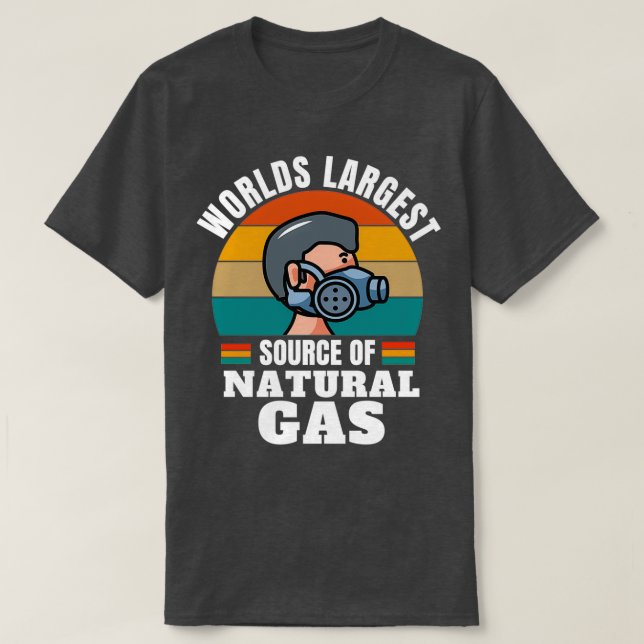 Camiseta worlds largest source of natural gas 24 (Diseño del anverso)