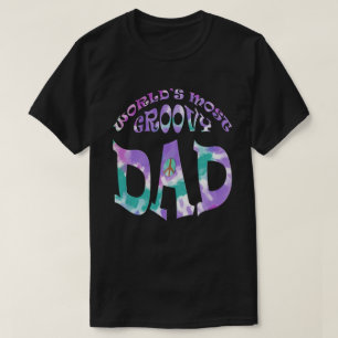 Camiseta Worlds Most Groovy Dad Pastel